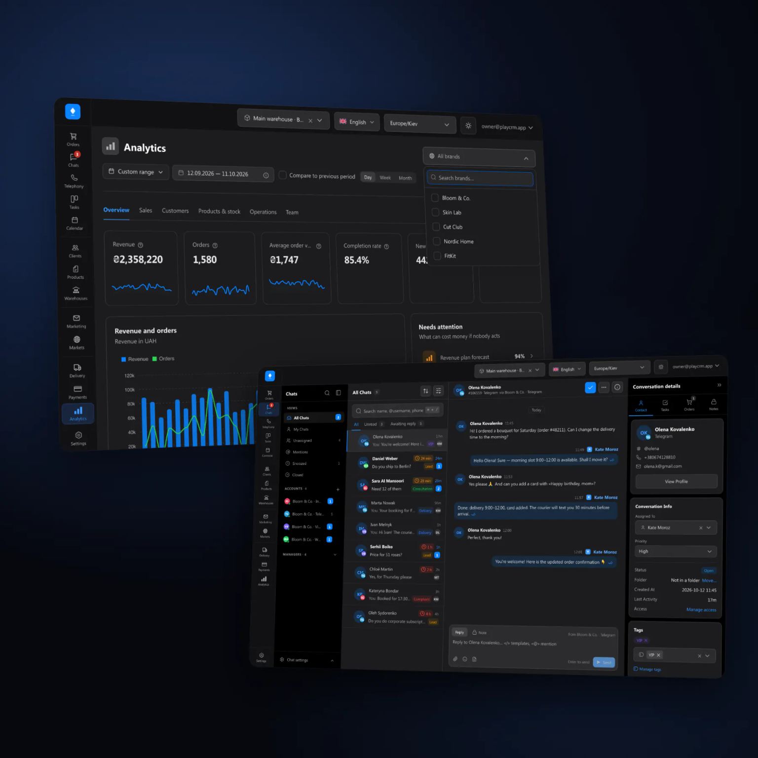 PlayCRM