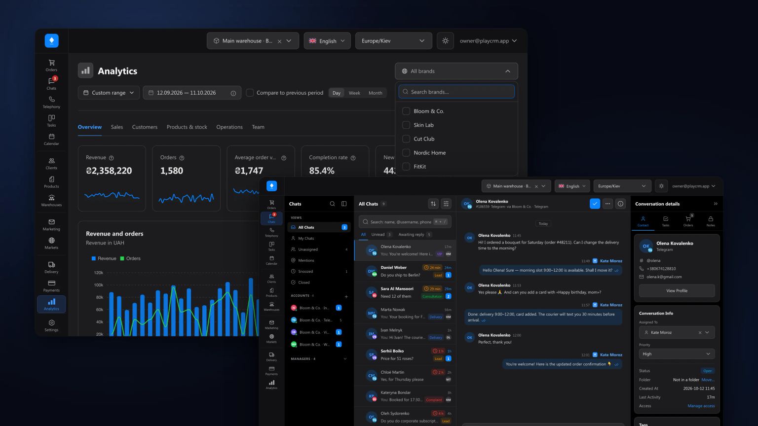 PlayCRM
